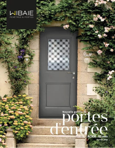 Couverture du dépliant portes d'entrée Acier 85mm