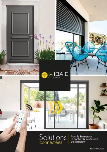 Couverture catalogue Solutions connectée WIBAIE édition juillet 2025