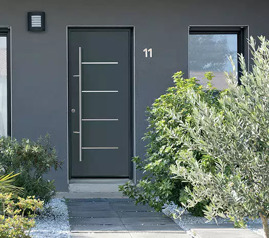 Poignée porte design - Portes Design, pose porte d'intérieur design -  Poignée de porte en aluminiu…