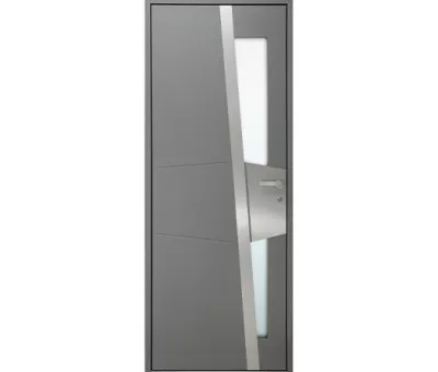 JAVA vue ext. porte alu 85 mm WIBAIE