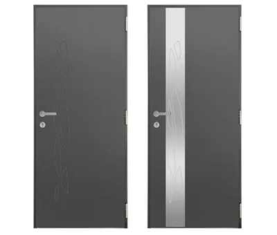 DAMA vue int. porte alu 85 mm WIBAIE