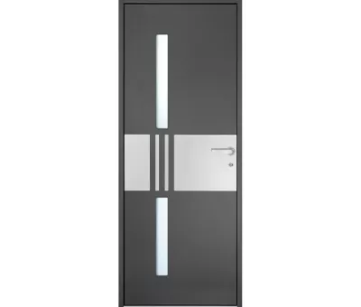 CAPELLA porte alu 85 mm vue ext. WIBAIE