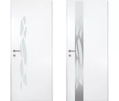 COSTA vue int. porte d'entrée alu 85mm WIBAIE