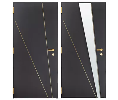 BALI porte alu 85 mm vue int. WIBAIE