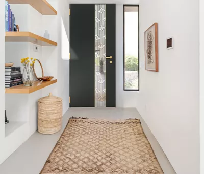 BALI porte alu 85 mm vue int. WIBAIE