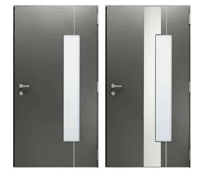 BORA porte alu 85 mm vue int. WIBAIE