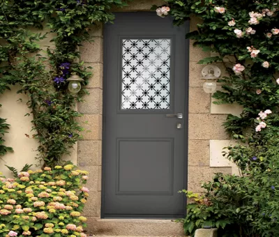 Portes d'entrée en Acier 85 mm style traditionnel WIBAIE