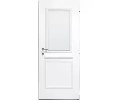 BEAUNE porte alu 85 mm WIBAIE style tradi vue int