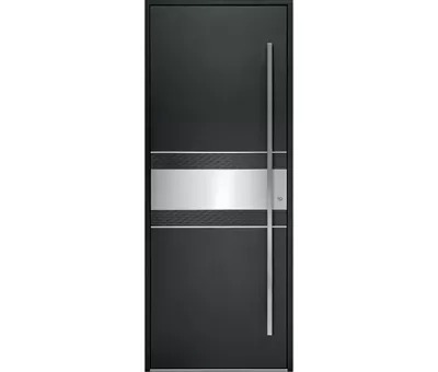 BACCARA vue ext. porte alu 85 mm WIBAIE