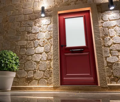 BEAUNE porte alu 85 mm WIBAIE style tradi