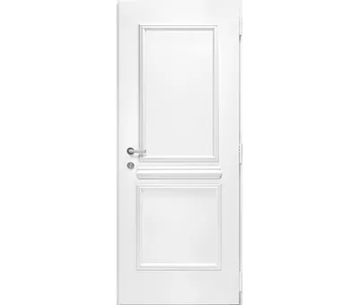 Beauvoir porte alu 85 mm WIBAIE style tradi vue intérieure