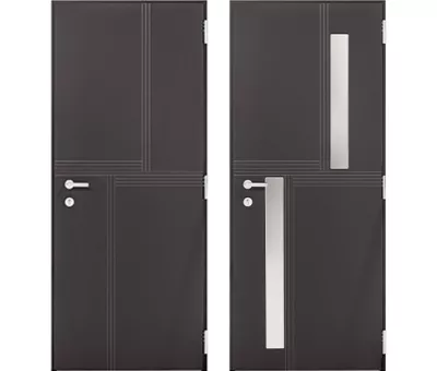 ALTEA vue int. porte alu 85 mm WIBAIE