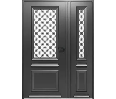 VENDÔME vue ext. tiercée portes alu tradi 85 WIBAIE