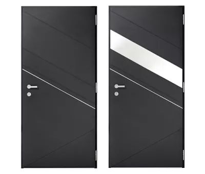 CELLA porte alu 85 mm WIBAIE vue int.