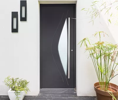 DUNA porte d'entrée alu 85 mm WIBAIE