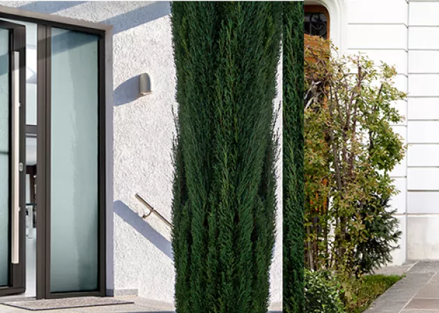 Bandeau portes d'entrée aluminium WIBAIE