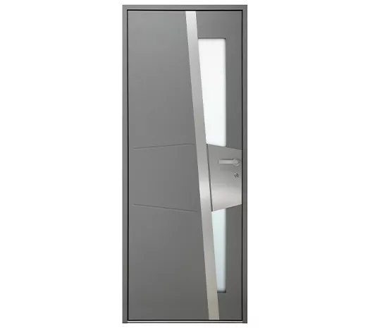 JAVA vue ext. porte alu 85 mm WIBAIE