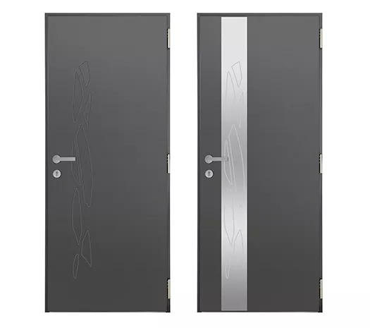 DAMA vue int. porte alu 85 mm WIBAIE