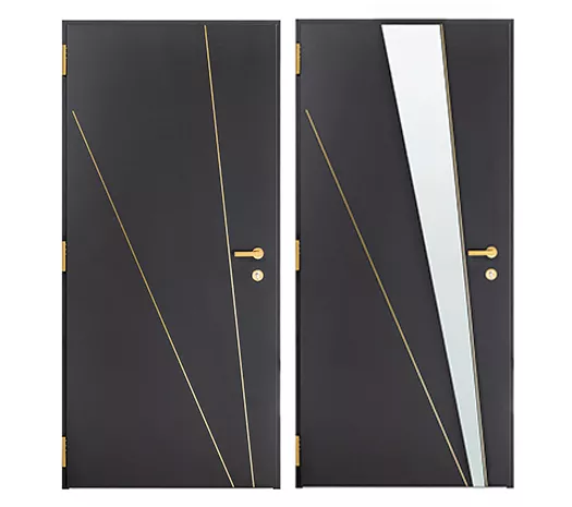 BALI porte alu 85 mm vue int. WIBAIE