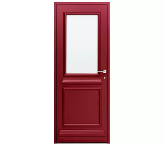 BEAUNE porte alu 85 mm WIBAIE style tradi vue ext