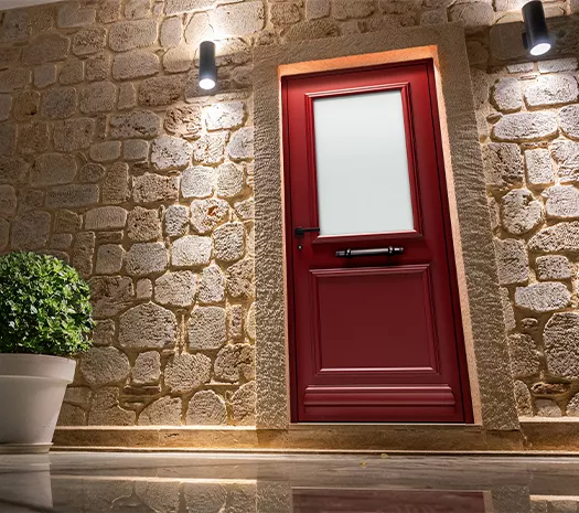 BEAUNE porte alu 85 mm WIBAIE style tradi