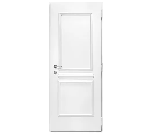 Beauvoir porte alu 85 mm WIBAIE style tradi vue intérieure