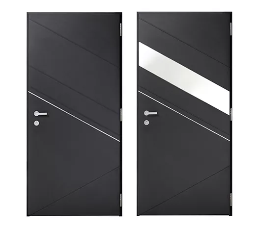 CELLA porte alu 85 mm WIBAIE vue int.