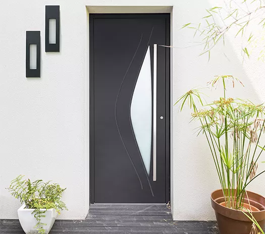 DUNA porte d'entrée alu 85 mm WIBAIE